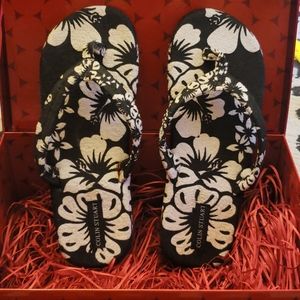 New Colin Stuart Hawaiian slippers